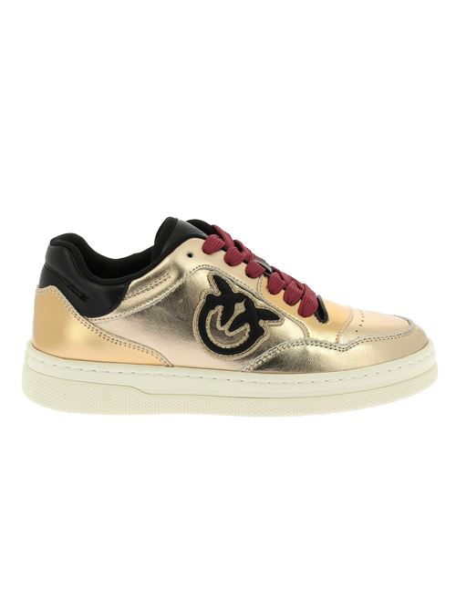 Mandy 01 sneakers da donna in pelle oro PINKO | SS0049P028HZ2