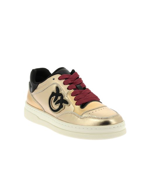 Mandy 01 sneakers da donna in pelle oro PINKO | SS0049P028HZ2