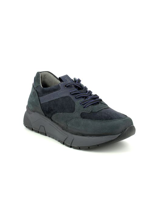 Action 31 sneakers da uomo in nabuk e camoscio blu STONEFLY | 221568CUA