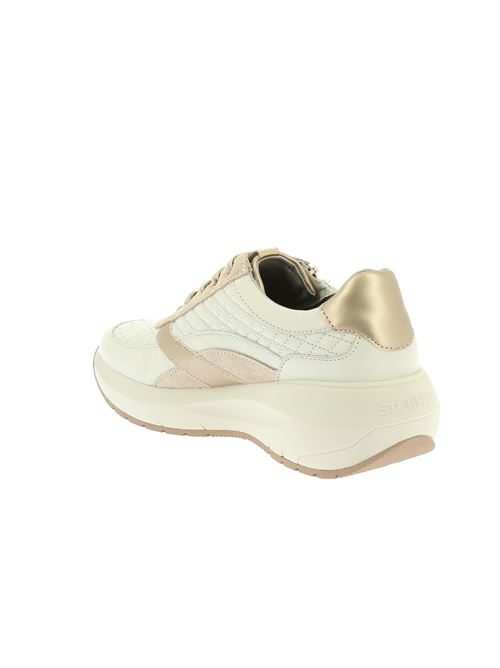 Twins 2 Goat sneakers da donna in pelle bianco latte STONEFLY | 221620CM8