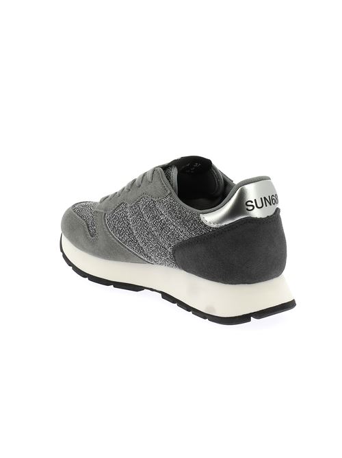 Big Ally Textile sneakers da donna in camoscio e tessuto grigio SUN68 | Z4420434