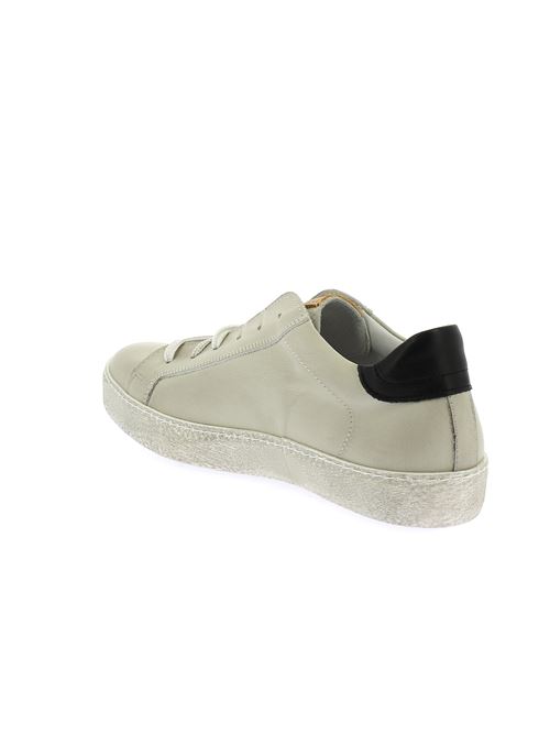 sneakers da uomo in pelle vintage bianca TYKO | 23028UY