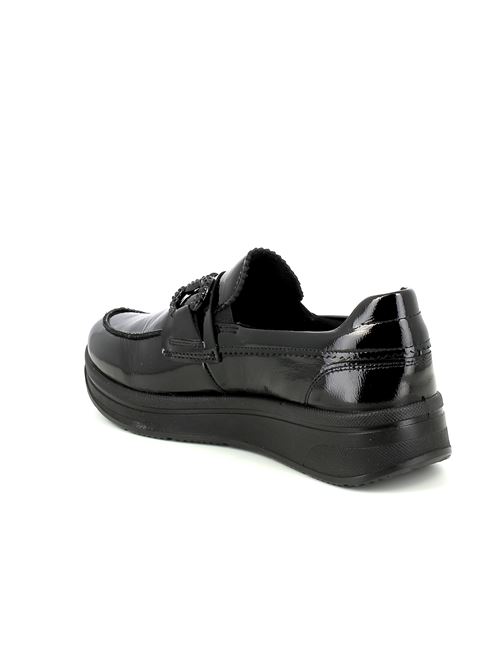 Sapporo 3.0 mocassino da donna in naplack nero ARA | 2752201