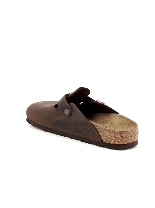 Boston sabot in pelle ingrassata habana BIRKENSTOCK | BOSTON860133