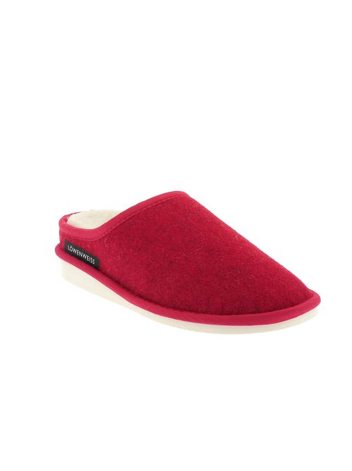 Outer pantofola da donna in lana cotta rossa LOWENWEISS | 6060LM5