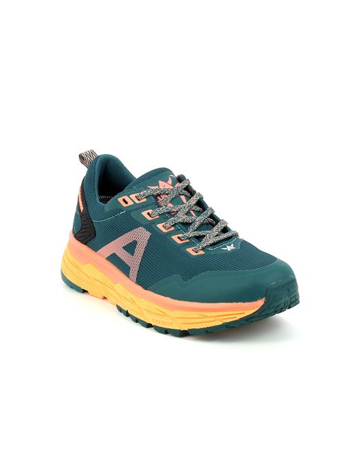 Trace-Tex sneakers ginnica da donna in tessuto verde petrolio ALLROUNDER | TRACE-TEX99-99