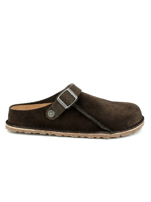 Lutry Premium sabot da donna in camoscio testa di moro BIRKENSTOCK | LUTRY-WOMEN1025328