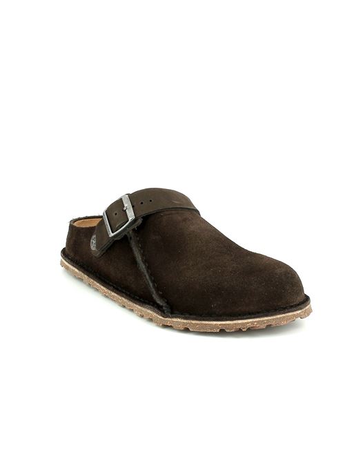 Lutry Premium sabot da donna in camoscio testa di moro BIRKENSTOCK | LUTRY-WOMEN1025328