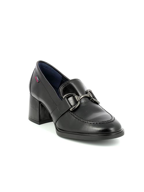 mocassino con tacco da donna in pelle nera CALLAGHAN | 328002