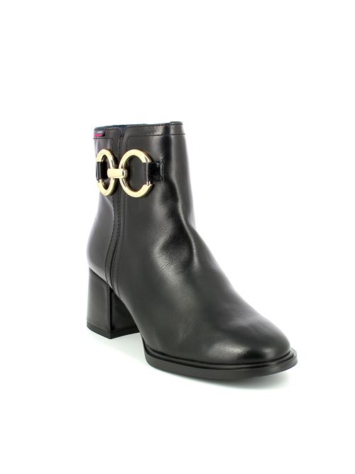 tronchetto con tacco da donna in pelle nera CALLAGHAN | 328042