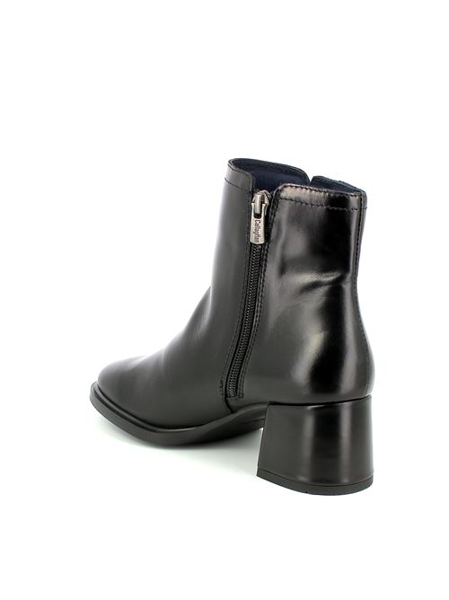 tronchetto con tacco da donna in pelle nera CALLAGHAN | 328042