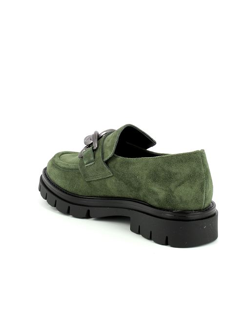 mocassino da donna in camoscio verde CREATIVE | 4750X