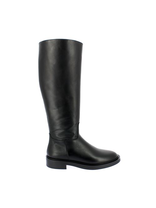 stivale da donna in pelle nera FRAU | 79L8X