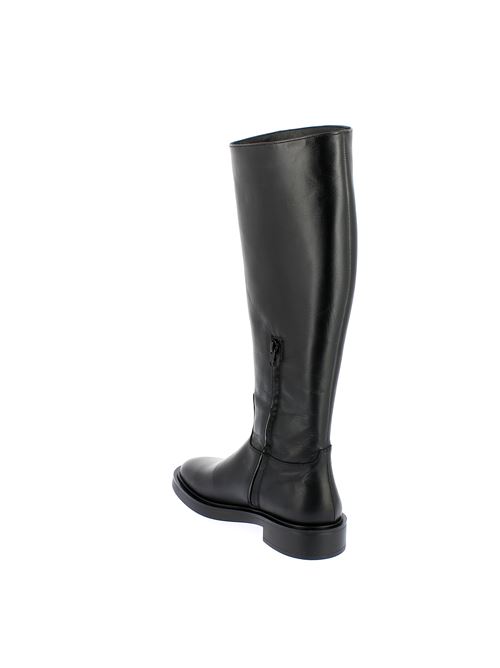 stivale da donna in pelle nera FRAU | 79L8X