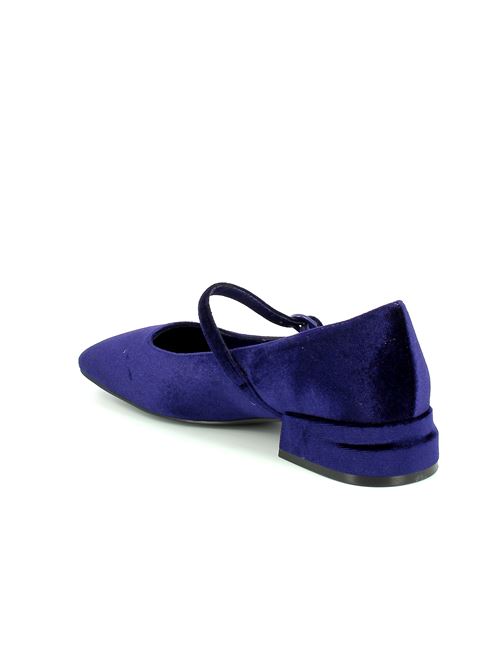 ballerina da donna in velluto viola JEANNOT | 601Y