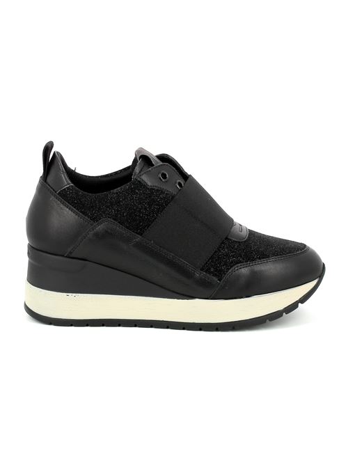 ghetta da donna in pelle nera linea Walk MELLUSO | R25548X