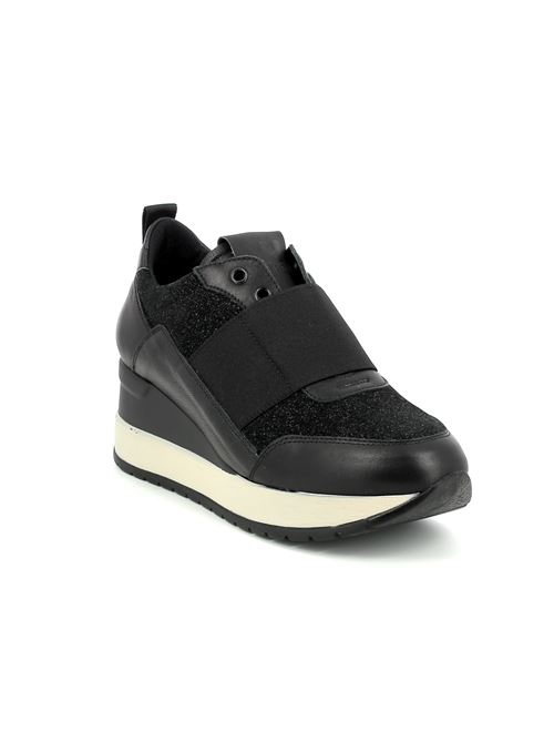 ghetta da donna in pelle nera linea Walk MELLUSO | R25548X