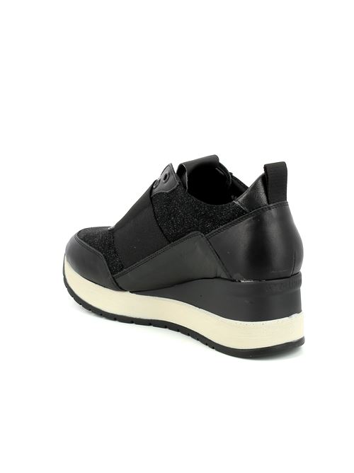 ghetta da donna in pelle nera linea Walk MELLUSO | R25548X