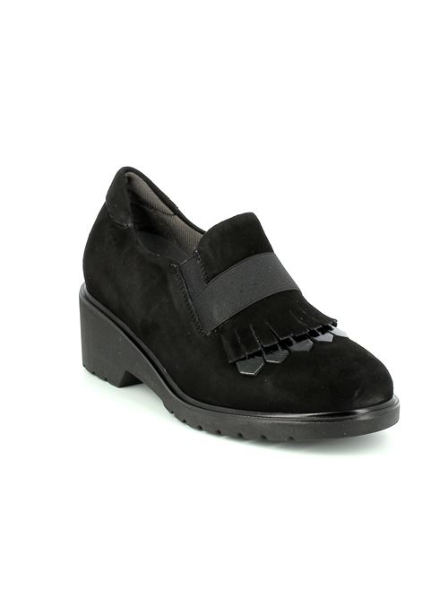 ghetta da donna in camoscio nero MELLUSO | R35729Y