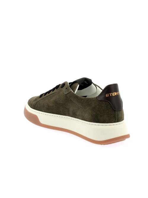 sneakers da uomo in camoscio verde STOKTON | 586-UX