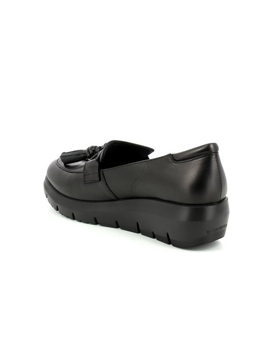 mocassino da donna in pelle nera STONEFLY | 219844000