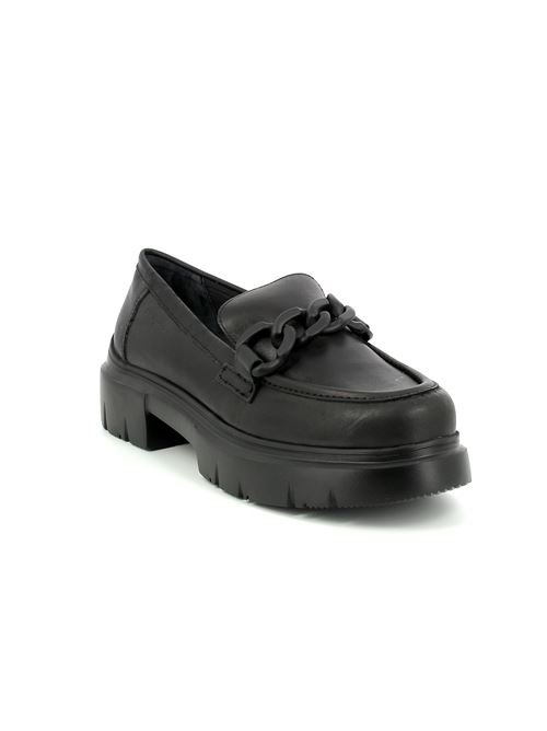 mocassino da donna in pelle nera STONEFLY | 219929000