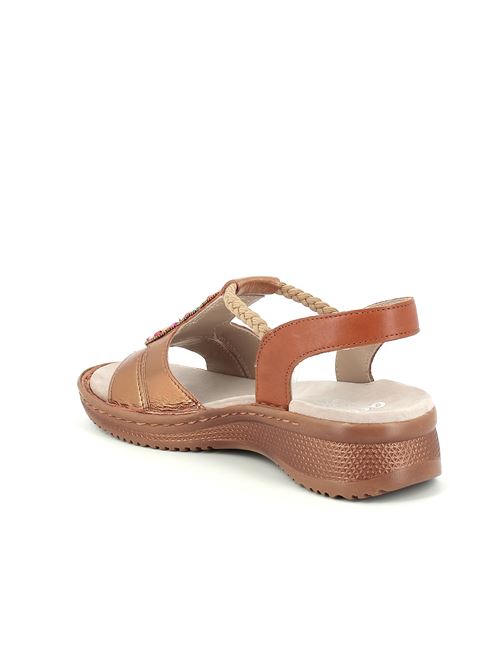 Hawaii 2.0 sandalo da donna in pelle laminata bronzo ARA | 2900807