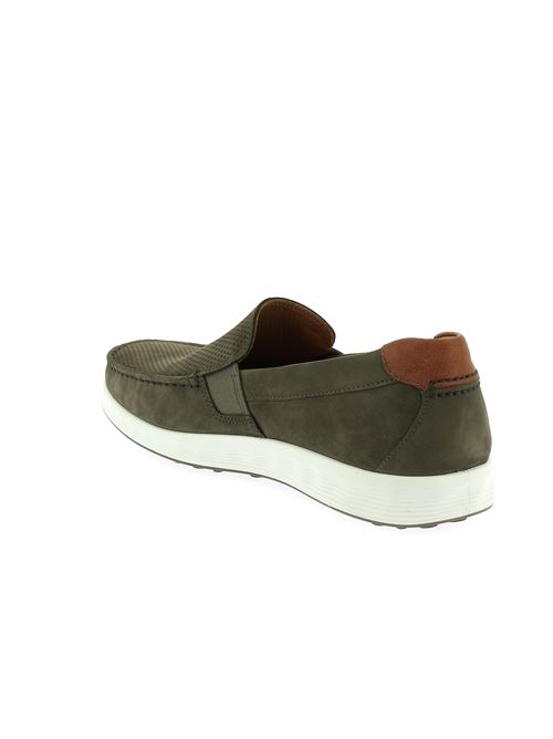 Ecco S Lite Moc Perf Loafer mocassino da uomo in nabuk verde ECCO | 54050402543