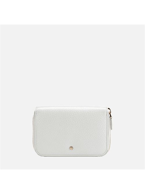 Wallet portafoglio da donna in pelle bianca GEOX | D35K3G00046C1000