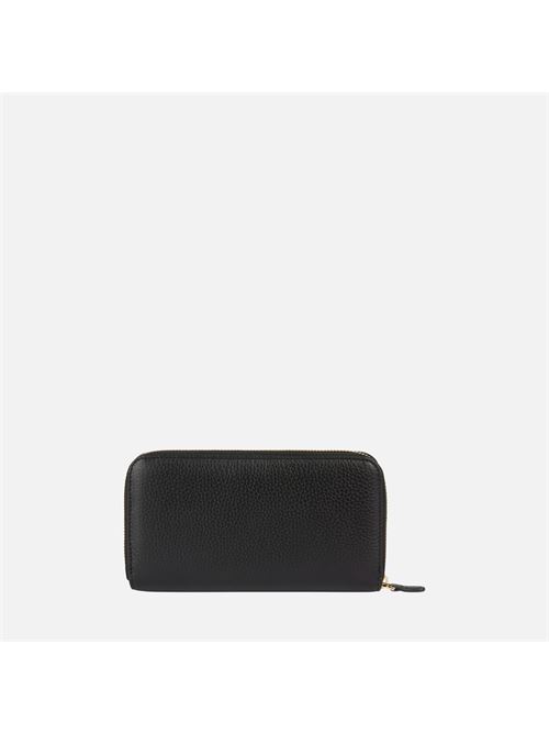 Wallet portafoglio da donna in pelle nera GEOX | D35K3H00046C9999