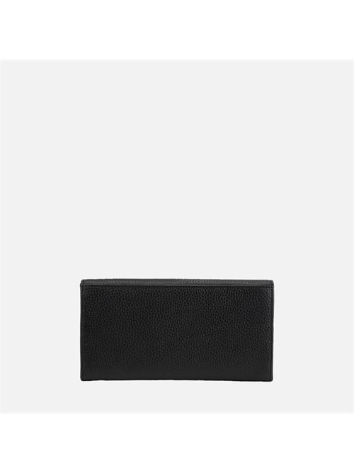 Wallet portafoglio da donna in pelle nera GEOX | D35K3I00046C9999