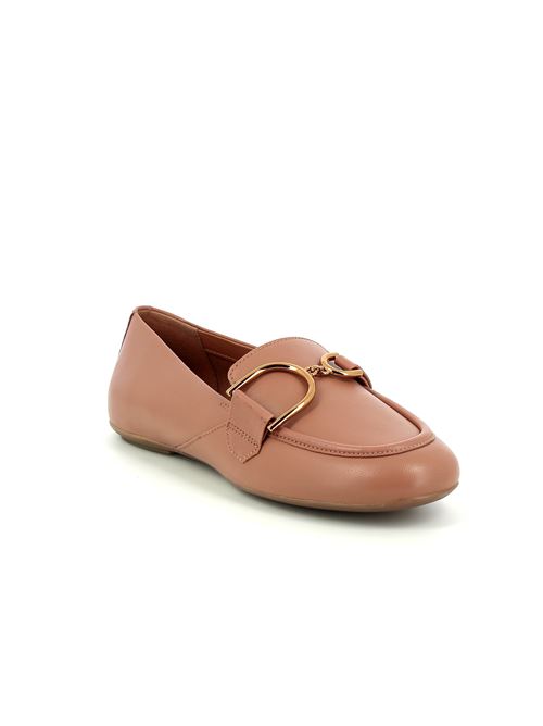 Palmaria mocassino da donna in pelle beige GEOX | D45MUJ000TUC5000