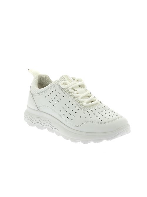 Spherica D sneakers da donna in pelle bianca GEOX | D45NUD08514C1000