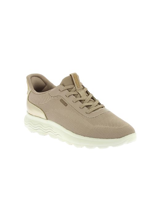 Spherica Plus sneakers da donna in tessuto stretch beige GEOX | D557MA06KBNCH62L