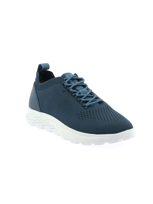 Spherica A sneakers da uomo in tessuto stetch blu avio GEOX | U15BYA0005ZC4005