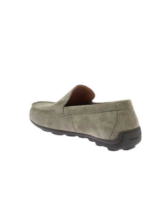 Spherica EC16 mocassino da uomo in camoscio tortora GEOX | U55HYA00022C1018