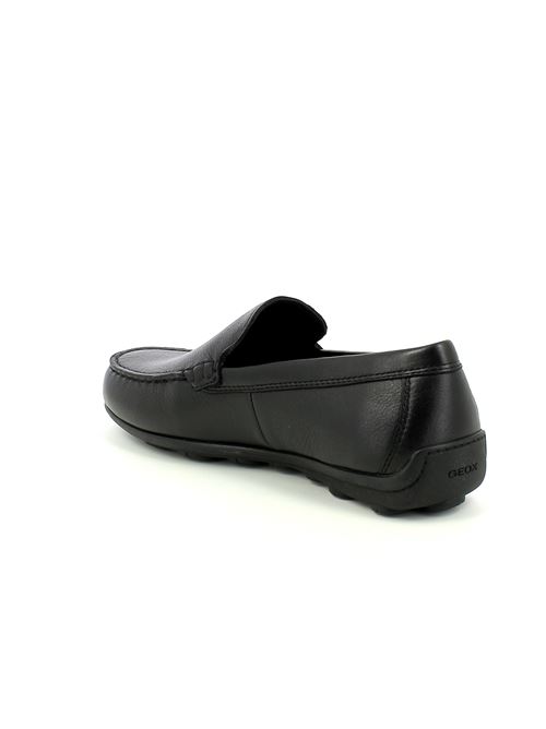 Spherica EC16 mocassino da uomo in pelle nera GEOX | U55HYA00046C9999