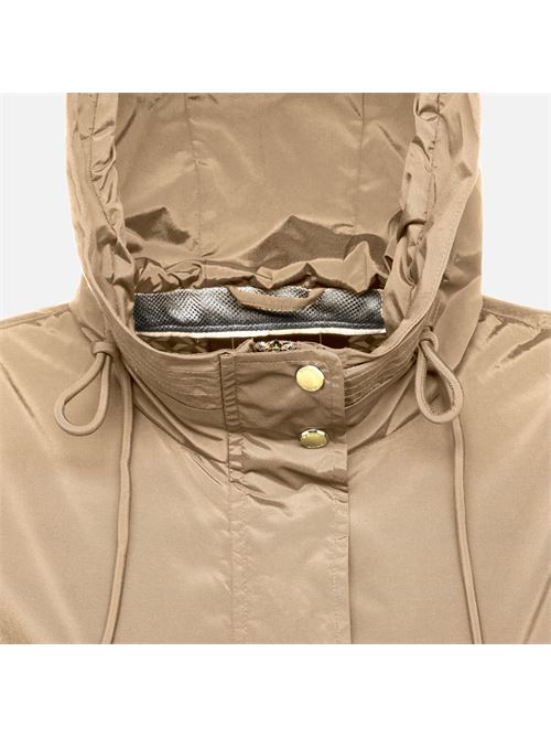 Dandra parka da donna beige GEOX | W5520RT3200F5198