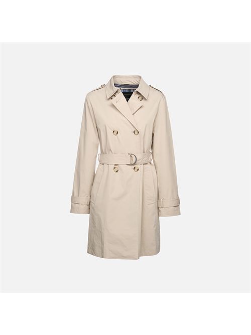 trench doppio petto da donna beige GEOX | W5522NT3070F5248