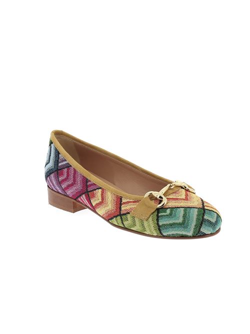 ballerina da donna in tessuto multicolor G.LUCA | NA277X