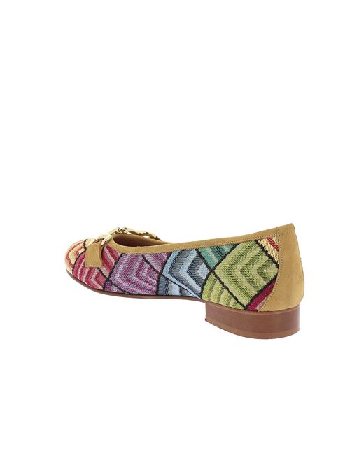 ballerina da donna in tessuto multicolor G.LUCA | NA277X