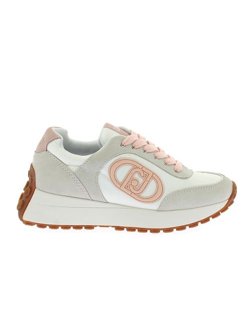 Lolo 17 sneakers da donna in camoscio e tessuto bianco LIU-JO | BA5001PX003S1050