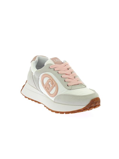 Lolo 17 sneakers da donna in camoscio e tessuto bianco LIU-JO | BA5001PX003S1050