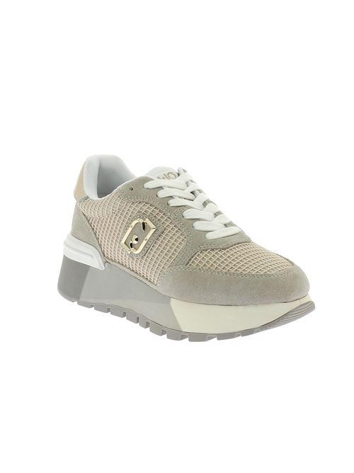 Amazing 25 sneakers da donna in camoscio e tessuto beige LIU-JO | BA5049PX027S1803