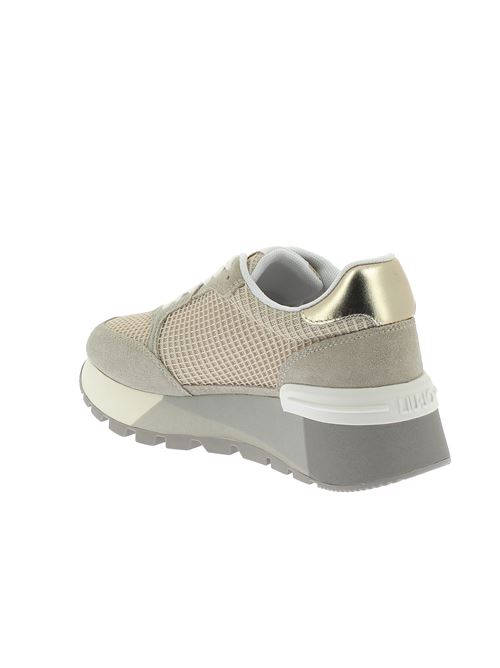 Amazing 25 sneakers da donna in camoscio e tessuto beige LIU-JO | BA5049PX027S1803