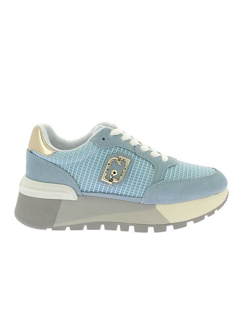 Amazing 25 sneakers da donna in camoscio e tessuto azzurro LIU-JO | BA5049PX027S3686