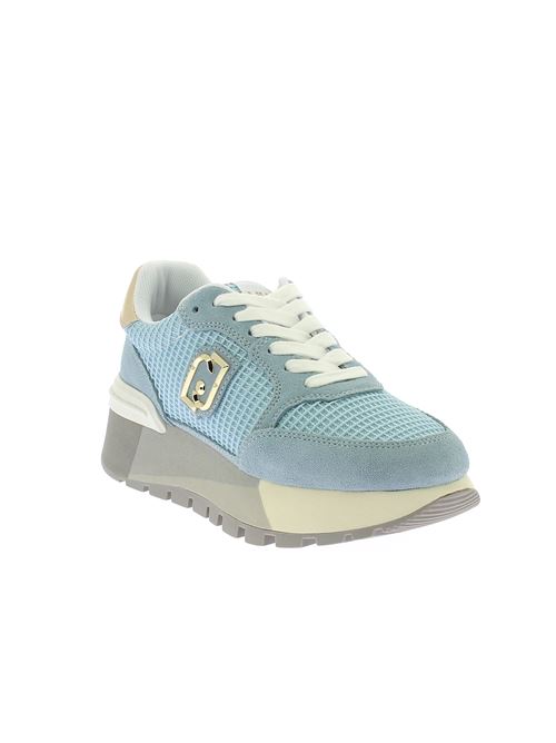 Amazing 25 sneakers da donna in camoscio e tessuto azzurro LIU-JO | BA5049PX027S3686