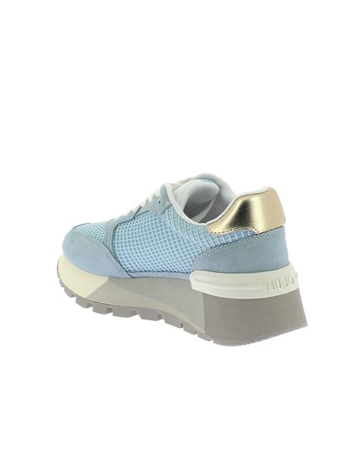 Amazing 25 sneakers da donna in camoscio e tessuto azzurro LIU-JO | BA5049PX027S3686