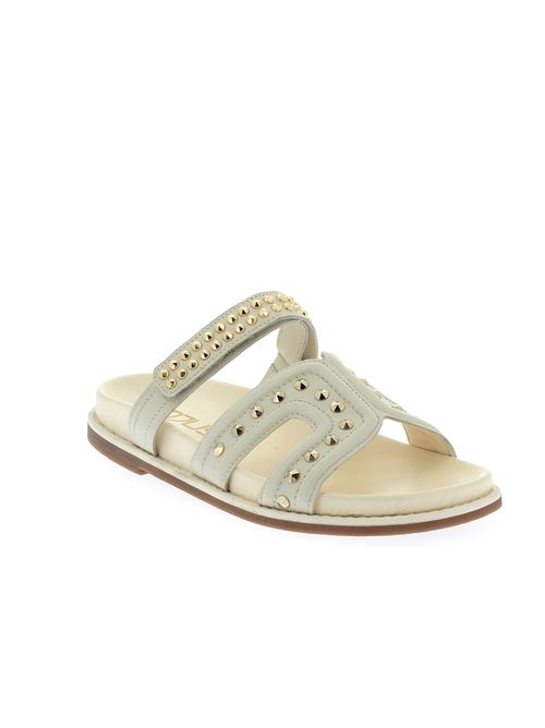 sabot da donna in pelle borchiata bianco latte MJUS | L69004-2016567