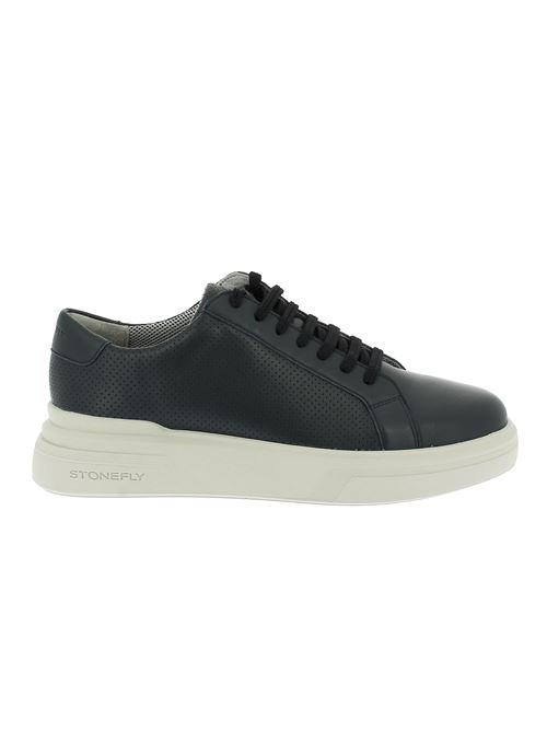 Phoenix 9 sneakers da uomo in pelle blu STONEFLY | 222674100